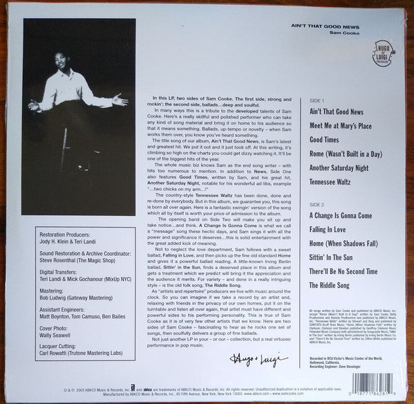 Sam Cooke ~ Ain't That Good News (Vinyl) - Djungel & Jazz