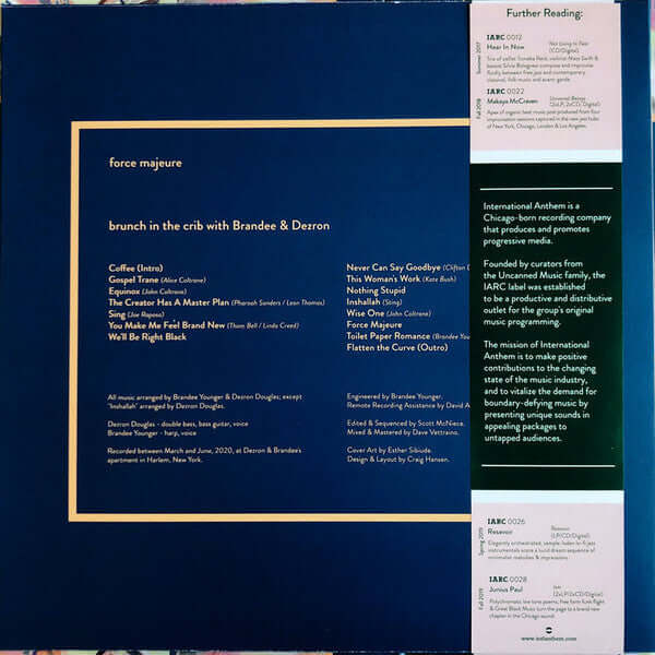 Dezron Douglas & Brandee Younger ~ Force Majeure (Vinyl) - Djungel & Jazz