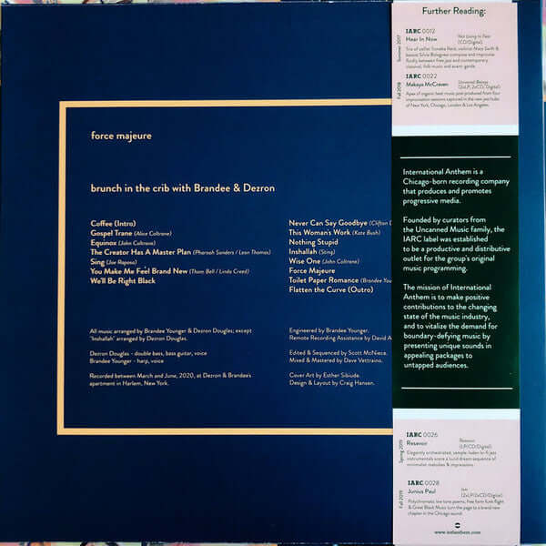 Dezron Douglas & Brandee Younger : Force Majeure (LP, Album)