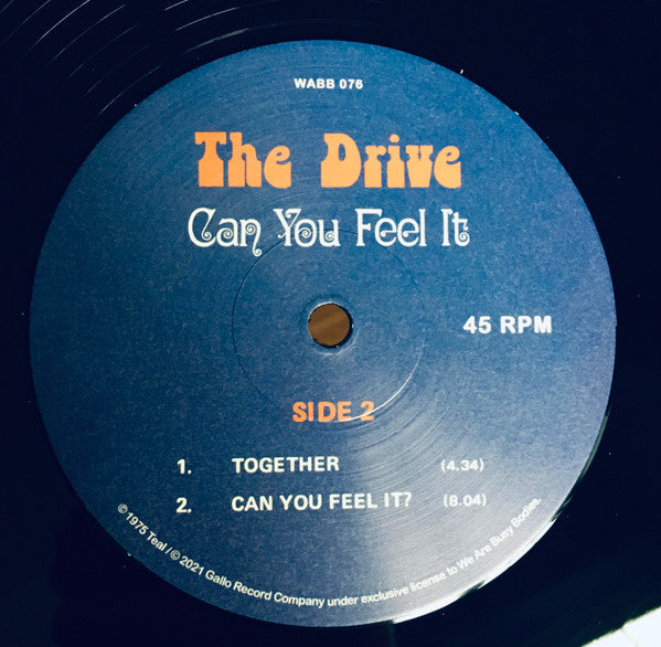 The Drive  ~ Can You Feel It (Vinyl) - Djungel & Jazz