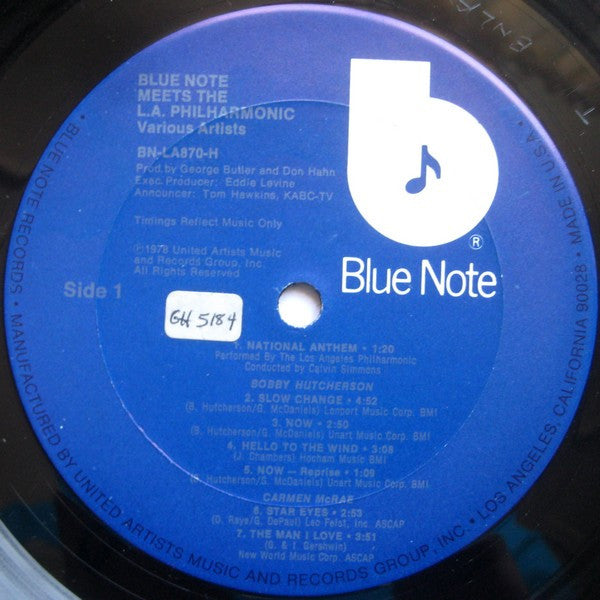 Various ~ Blue Note Meets The L.A. Philharmonic (Vinyl) - Djungel & Jazz