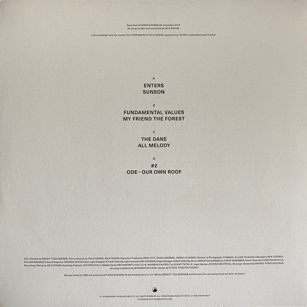 Nils Frahm ~ Tripping With Nils Frahm (Vinyl) - Djungel & Jazz