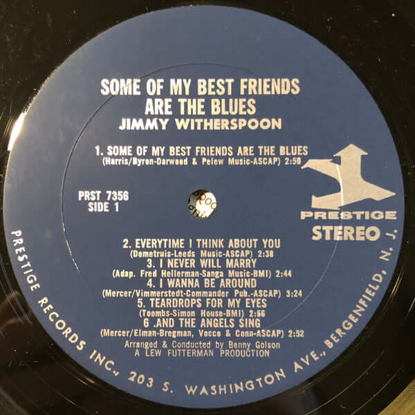 Jimmy Witherspoon : Some Of My Best Friends Are The Blues (LP)