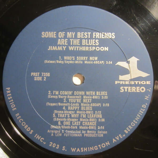 Jimmy Witherspoon ~ Some Of My Best Friends Are The Blues (Vinyl) - Djungel & Jazz