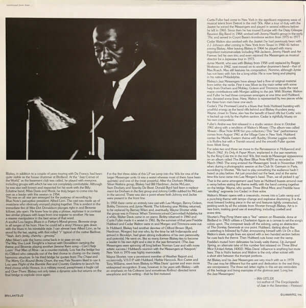 Art Blakey : Live Messengers (2xLP, Album, Gat)
