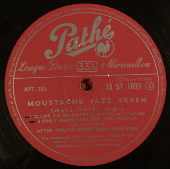 Moustache Jazz Seven : Moustache Jazz Seven (10", Album)