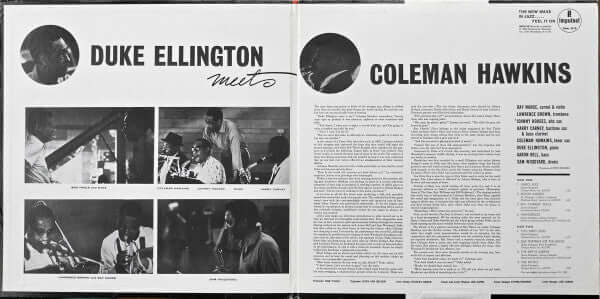 Duke Ellington Meets Coleman Hawkins ~ Duke Ellington Meets Coleman Hawkins (Vinyl) - Djungel & Jazz