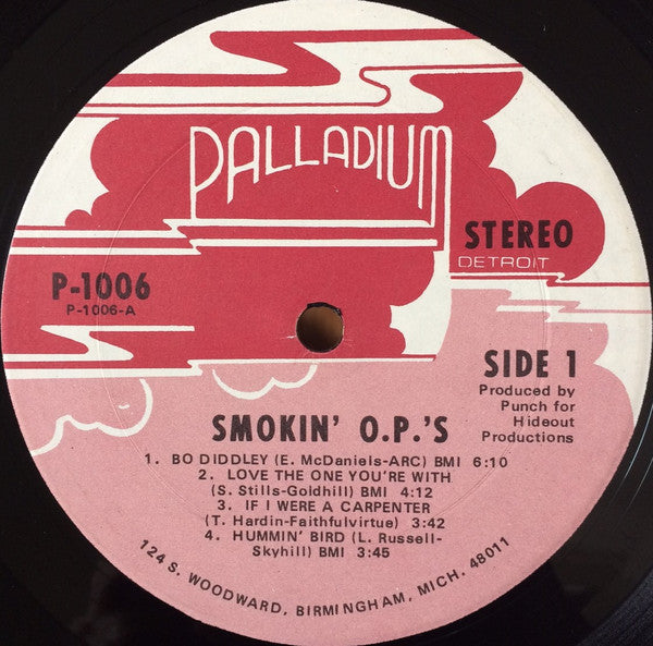 Bob Seger : Smokin' O.P.'S (LP, Album)