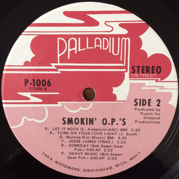 Bob Seger : Smokin' O.P.'S (LP, Album)