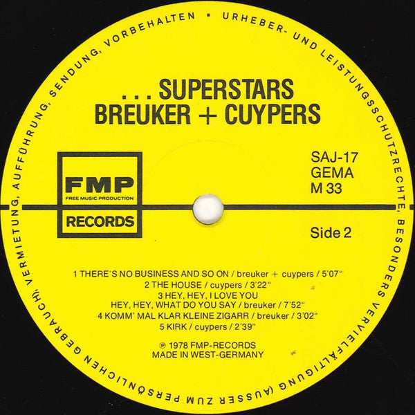 Willem Breuker & Leo Cuypers : ...Superstars (LP, Album)