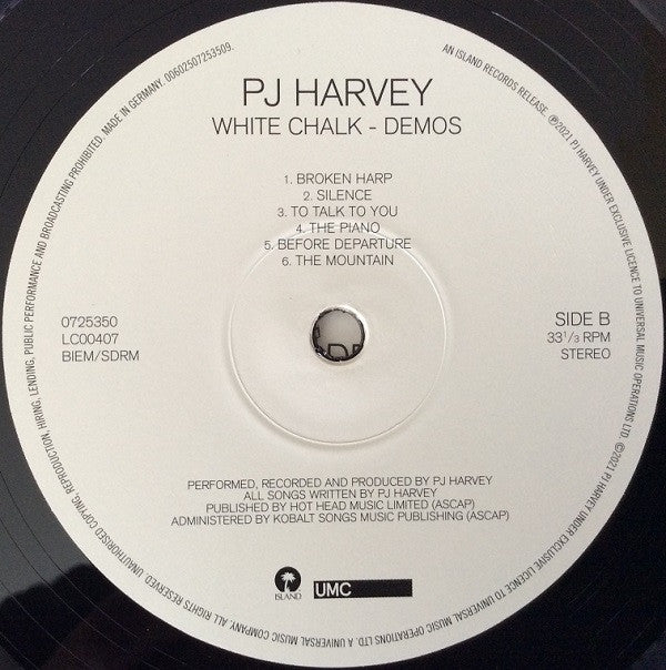 PJ Harvey : White Chalk - Demos (LP, Album)