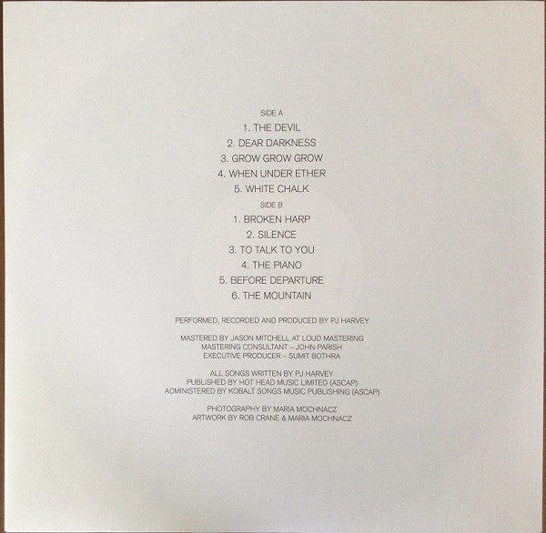 PJ Harvey : White Chalk - Demos (LP, Album)