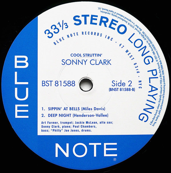Sonny Clark ~ Cool Struttin' (Vinyl) - Djungel & Jazz