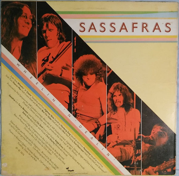 Sassafras : Wheelin' 'N' Dealin' (LP, Album)