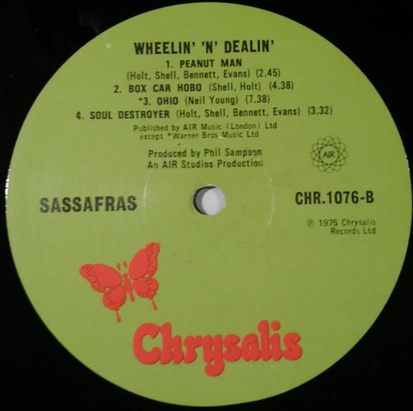 Sassafras : Wheelin' 'N' Dealin' (LP, Album)