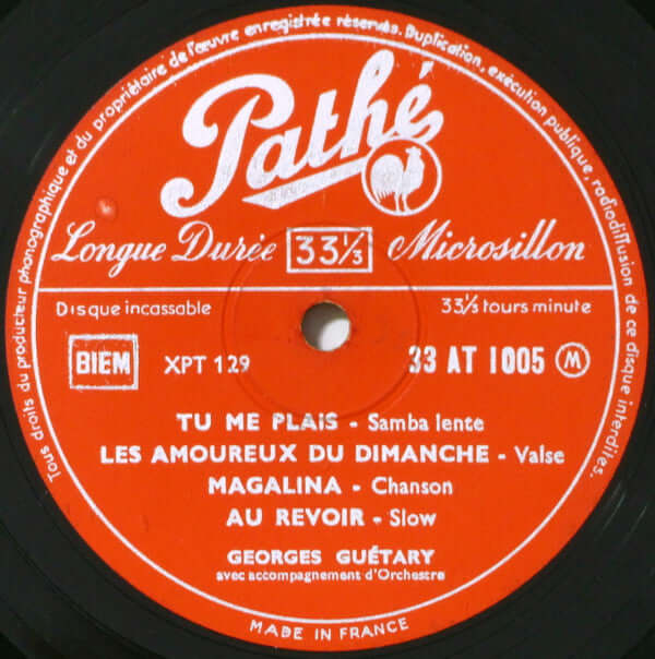 Georges Guétary : Toutes Les Femmes (10", Album, Emb)