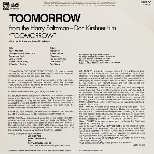 Toomorrow ~ Toomorrow (Vinyl) - Djungel & Jazz