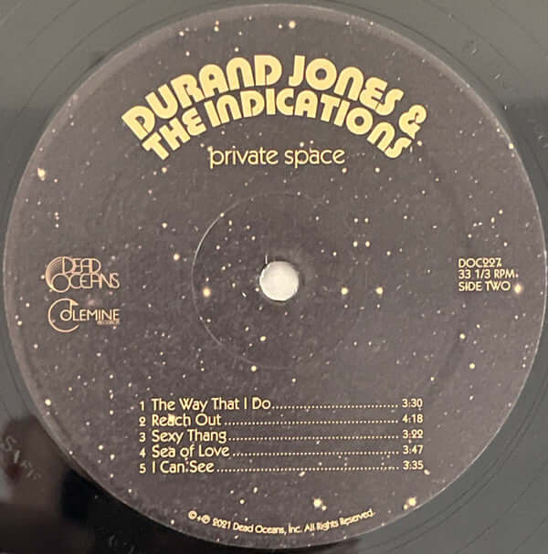 Durand Jones & The Indications ~ Private Space (Vinyl) - Djungel & Jazz