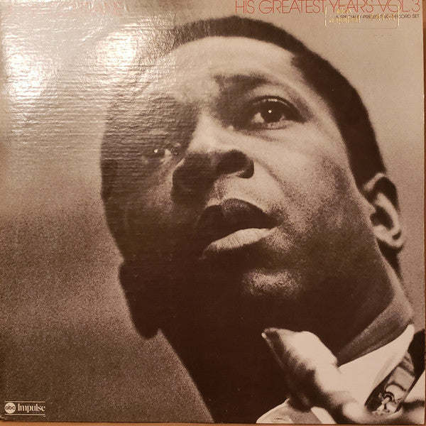 John Coltrane : The Best Of John Coltrane - His Greatest Years, Vol. 3 (2xLP, Comp, RE)