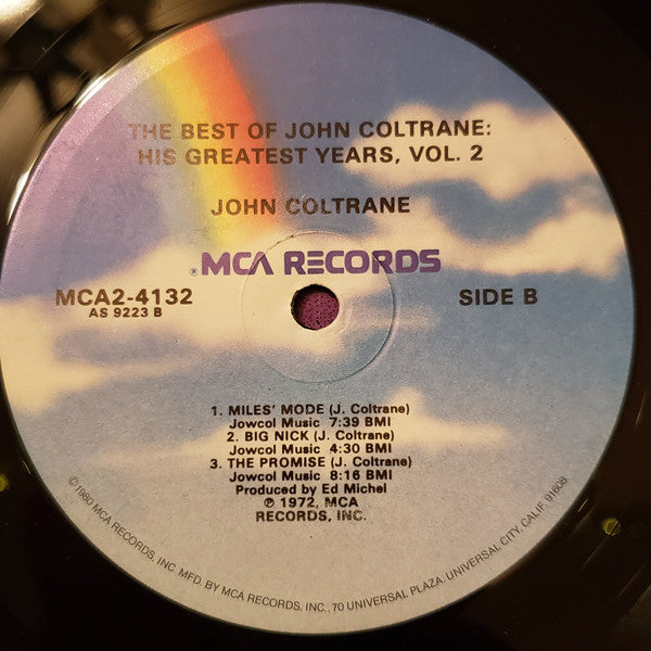 John Coltrane : The Best Of John Coltrane - His Greatest Years, Vol. 3 (2xLP, Comp, RE)