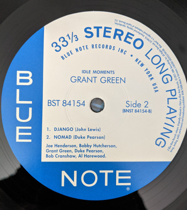 Grant Green ~ Idle Moments (Vinyl) - Djungel & Jazz