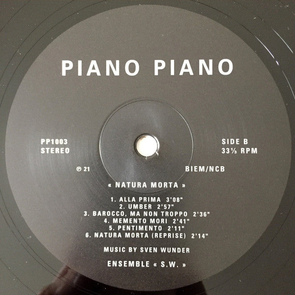 Sven Wunder : Natura Morta (LP, RP)