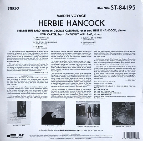 Herbie Hancock ~ Maiden Voyage (Vinyl) - Djungel & Jazz