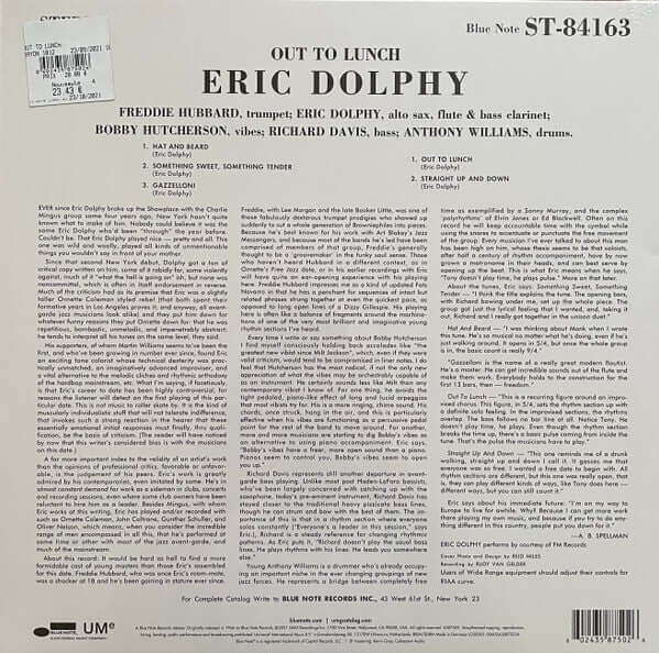 Eric Dolphy ~ Out To Lunch! (Vinyl) - Djungel & Jazz