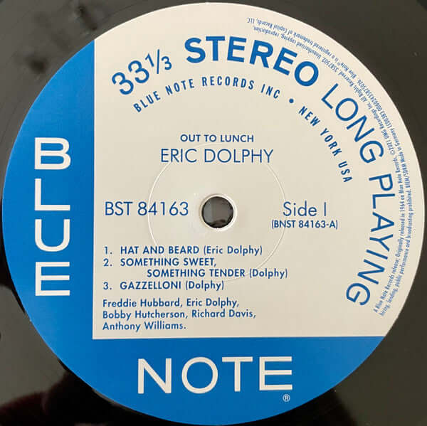 Eric Dolphy ~ Out To Lunch! (Vinyl) - Djungel & Jazz