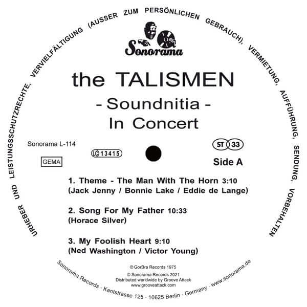 Fitz Gore & The Talismen ~ Soundnitia (Vinyl) - Djungel & Jazz