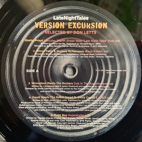 Don Letts ~ LateNightTales (Version Excursion) (Vinyl) - Djungel & Jazz
