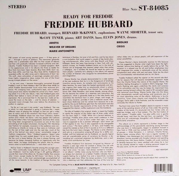 Freddie Hubbard ~ Ready For Freddie (Vinyl) - Djungel & Jazz