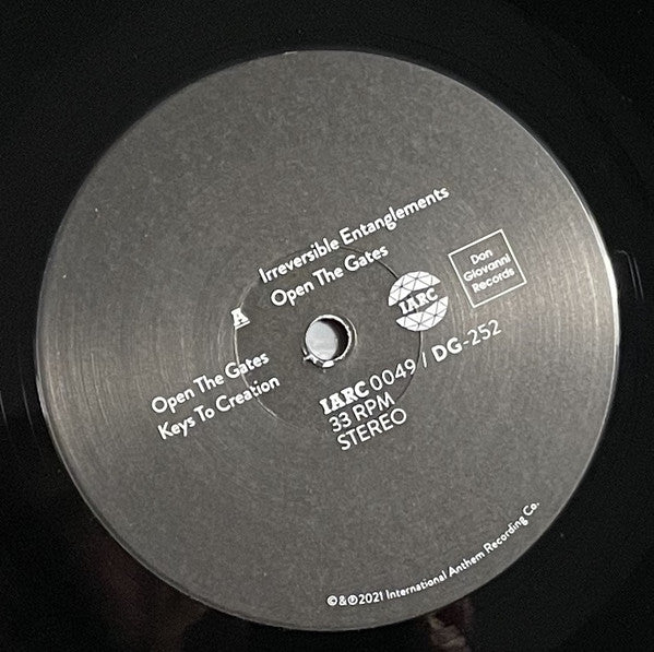 Irreversible Entanglements ~ Open The Gates (Vinyl) - Djungel & Jazz