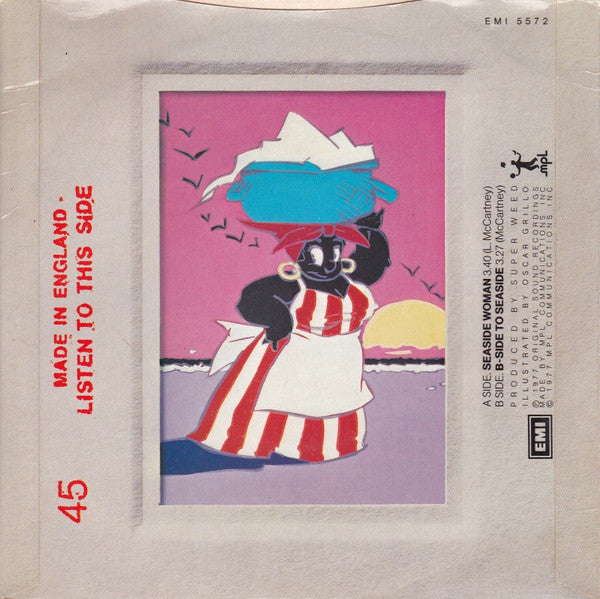 Suzy And The Red Stripes : Seaside Woman (7", Single, RE)