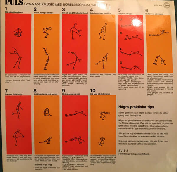 Georg Riedel & Bengt Malbert ~ Puls (Gymnastikmusik) (Vinyl) - Djungel & Jazz