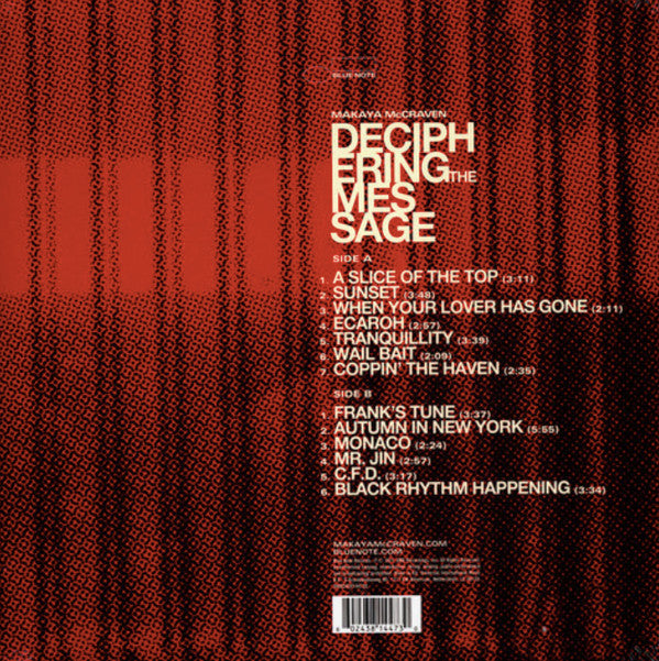 Makaya McCraven ~ Deciphering The Message (Vinyl) - Djungel & Jazz