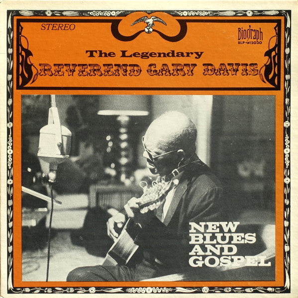 Reverend Gary Davis* : Volume 1 - New Blues And Gospel (LP, Album)