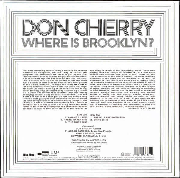 Don Cherry ~ Where Is Brooklyn? (Vinyl) - Djungel & Jazz