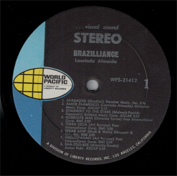 Laurindo Almeida Featuring Bud Shank : Brazilliance (LP, Album, RE)