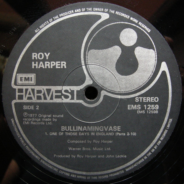 Roy Harper ~ Bullinamingvase (Vinyl) - Djungel & Jazz