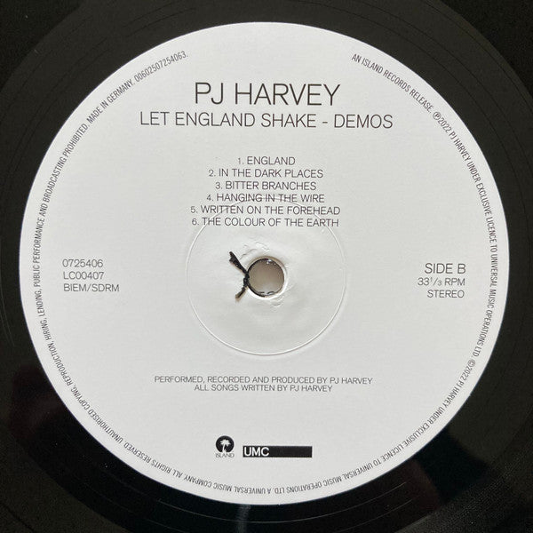 PJ Harvey ~ Let England Shake - Demos (Vinyl) - Djungel & Jazz