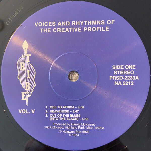 Harold McKinney ~ Voices & Rhythms Of The Creative Profile (Vinyl) - Djungel & Jazz