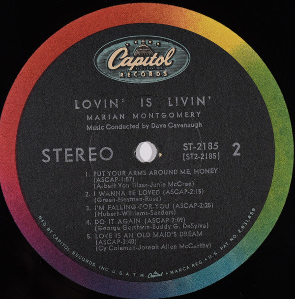 Marian Montgomery : Lovin' Is Livin' (LP, Album, Scr)