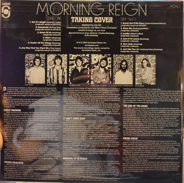 Morning Reign ~ Taking Cover (Vinyl) - Djungel & Jazz