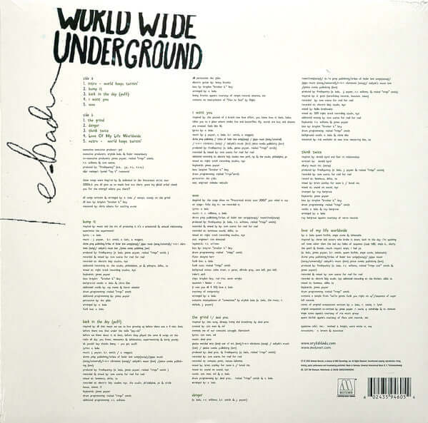 Erykah Badu ~ Worldwide Underground (Vinyl) - Djungel & Jazz