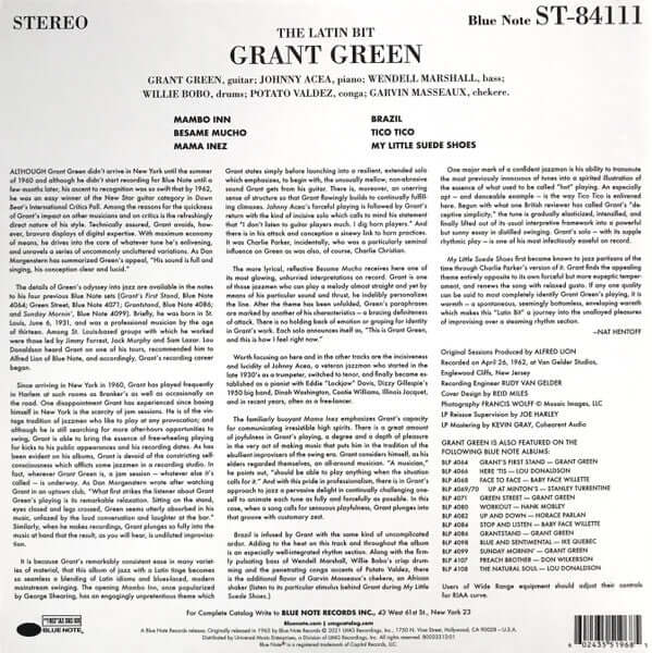 Grant Green ~ The Latin Bit (Vinyl) - Djungel & Jazz