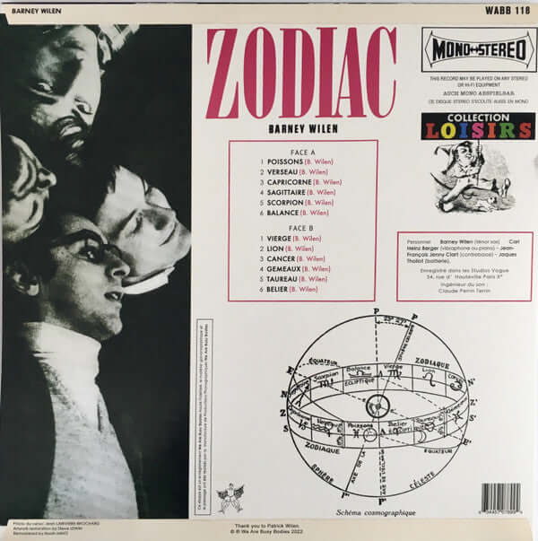 Barney Wilen ~ Zodiac (Vinyl) - Djungel & Jazz