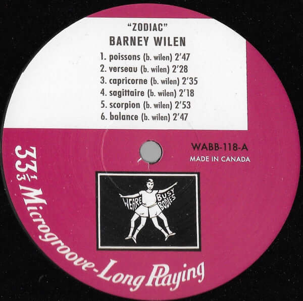 Barney Wilen ~ Zodiac (Vinyl) - Djungel & Jazz