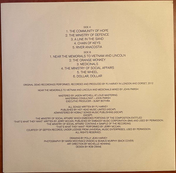 PJ Harvey ~ The Hope Six Demolition Project - Demos (Vinyl) - Djungel & Jazz