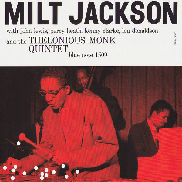 Milt Jackson With John Lewis , Percy Heath, Kenny Clarke, Lou Donaldson And The Thelonious Monk Quintet ~ Milt Jackson With John Lewis, Percy Heath, Kenny Clarke, Lou Donaldson And The Thelonious Monk Quintet (Vinyl) - Djungel & Jazz